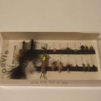 Pesca a mosca: Due scatole di mosche ORVIS