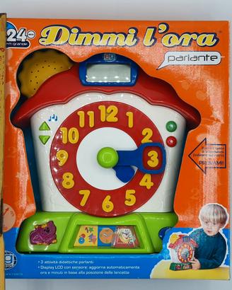 DIMMI L'ORA parlante.Nuovo con scatola.Collez.2003