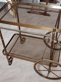 carrello in ottone