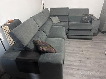 Divano letto angolare con relax