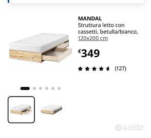 Letto Mandal Ikea