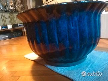 Grande Vaso a Balze in Ceramica Raku 67 x 40 cm