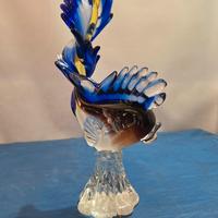 Scultura Pesce in Vetro di Murano 29 Cm