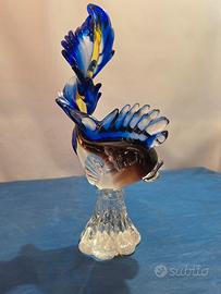 Scultura Pesce in Vetro di Murano 29 Cm