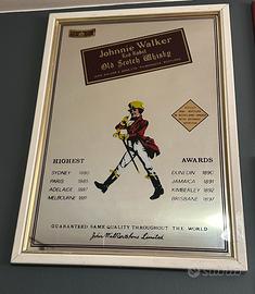 Specchio vintage Pub Johnnie Walker wisky