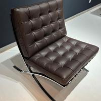 BARCELONA- NUOV- in Pelle Marrone scuro by KNOLL