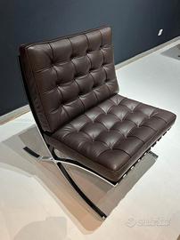 BARCELONA- NUOV- in Pelle Marrone scuro by KNOLL
