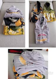 Lotto 3 felpe Streetwear 2 Tg.M - 1 Tg.L