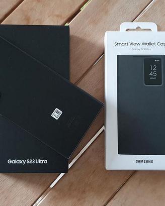 Samsung S23 ultra e cover smart view wallet case