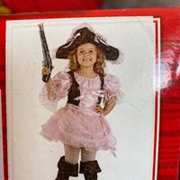 Costume pirata bambina 3-5 anni
