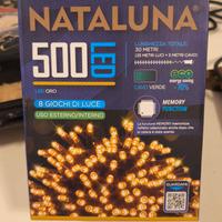 Luci  Natale 500 led oro