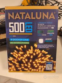 Luci  Natale 500 led oro