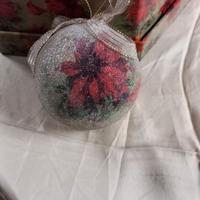 Palline Natale con scatola Nuove 