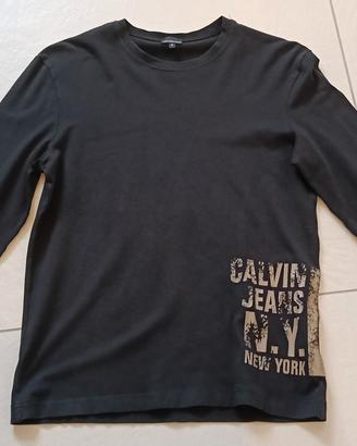 maglia manica lunga Calvin Klein Jeans taglia S 
