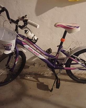 Bicicletta bimba  8-11 anni bianca e fucsia