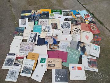 lotto di 56 cataloghi d' arte,vintage 
