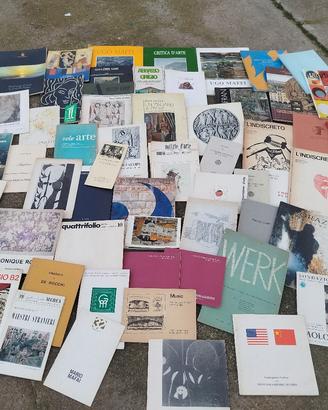 lotto di 56 cataloghi d' arte,vintage 