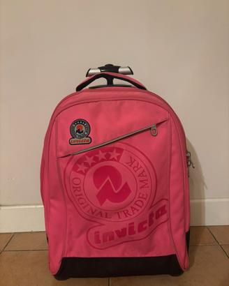Zaino trolley Invicta rosa originale