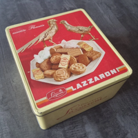 Scatola vintage di latta da collezione, LAZZARONI
