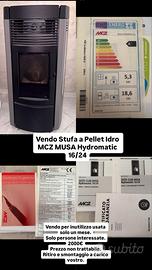 Stufa a Pellet Idro MCZ MUSA Hydromatic