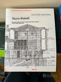 Mario Ridolfi Manuale delle tecniche tradizionali