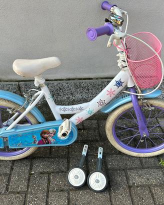 Bici bambina frozen