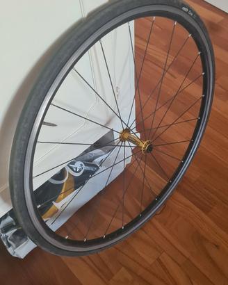 Ruota anteriore bici da corsa