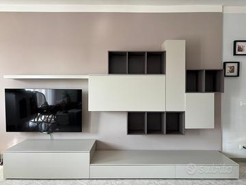 Mobili attrezzati da parete salotto