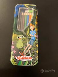 Set Disegno Il Giornalino | Astuccio in Metallo