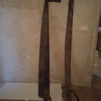 antiche seghe per legna doppio manico 