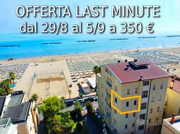 LAST MINUTE 29/8 - 5/9 FRONTE MARE con lido