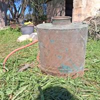 Pompa irroratrice a zaino in rame