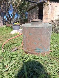 Pompa irroratrice a zaino in rame