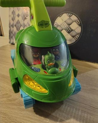 Macchinina Geko PJ Mask cavalcabile