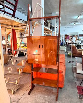 Libreria ad un modulo in legno, anni '60