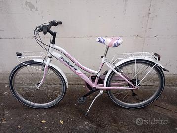 Bicicletta da ragazzina con doppio cambio mis 24