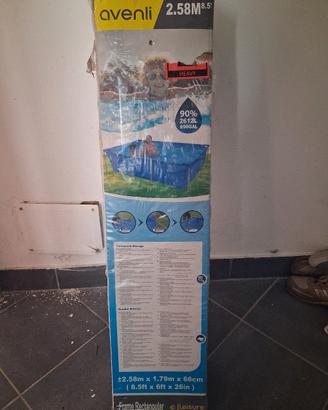 piscina completa di filtro a sabbia piu telo