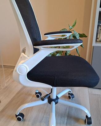 SONGMICS Sedia da Ufficio Girevole