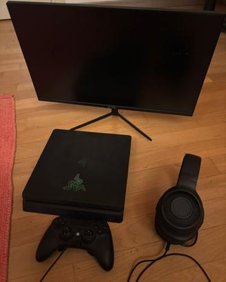 Ps4 + scuff + cuffie razer + monitor 165hz