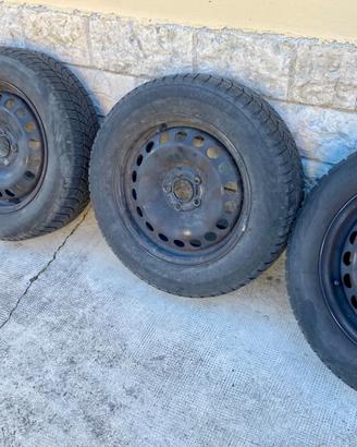 Set 4 ruote complete per Volkswagen Polo