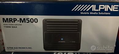 Amplificatore Alpine 1100W nuovo