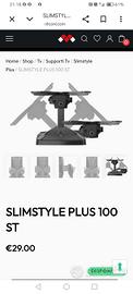 staffa per tv meliconi slimstyle plus