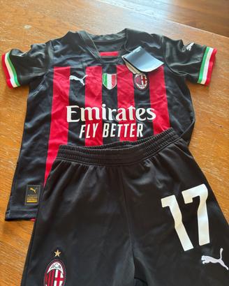 Completo AC Milan 2022/23 - Maglia Home + Pantalon