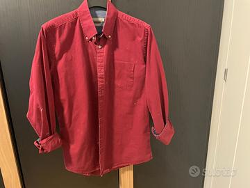 Camicia uomo Cotton & Silk rossa taglia M cotone
