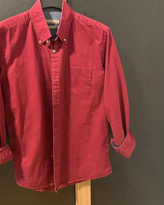 Camicia uomo Cotton & Silk rossa taglia M cotone