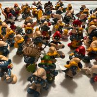 Collezione circa 78 PUFFI SCHLEICH, Flintstone, Pa