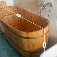 Vasca da Bagno Artigianale in Legno (Tinozza Relax