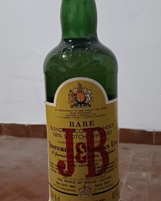 J&B Whisky Vintage Anni '70 e Bottiglia da 964ml