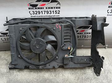 Ossatura calandra con ventola raffreddamento motor