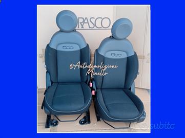 Sedili anteriori tessuto e pelle per FIAT 500X